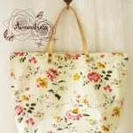 Floral Tote Bag Printed Ca..