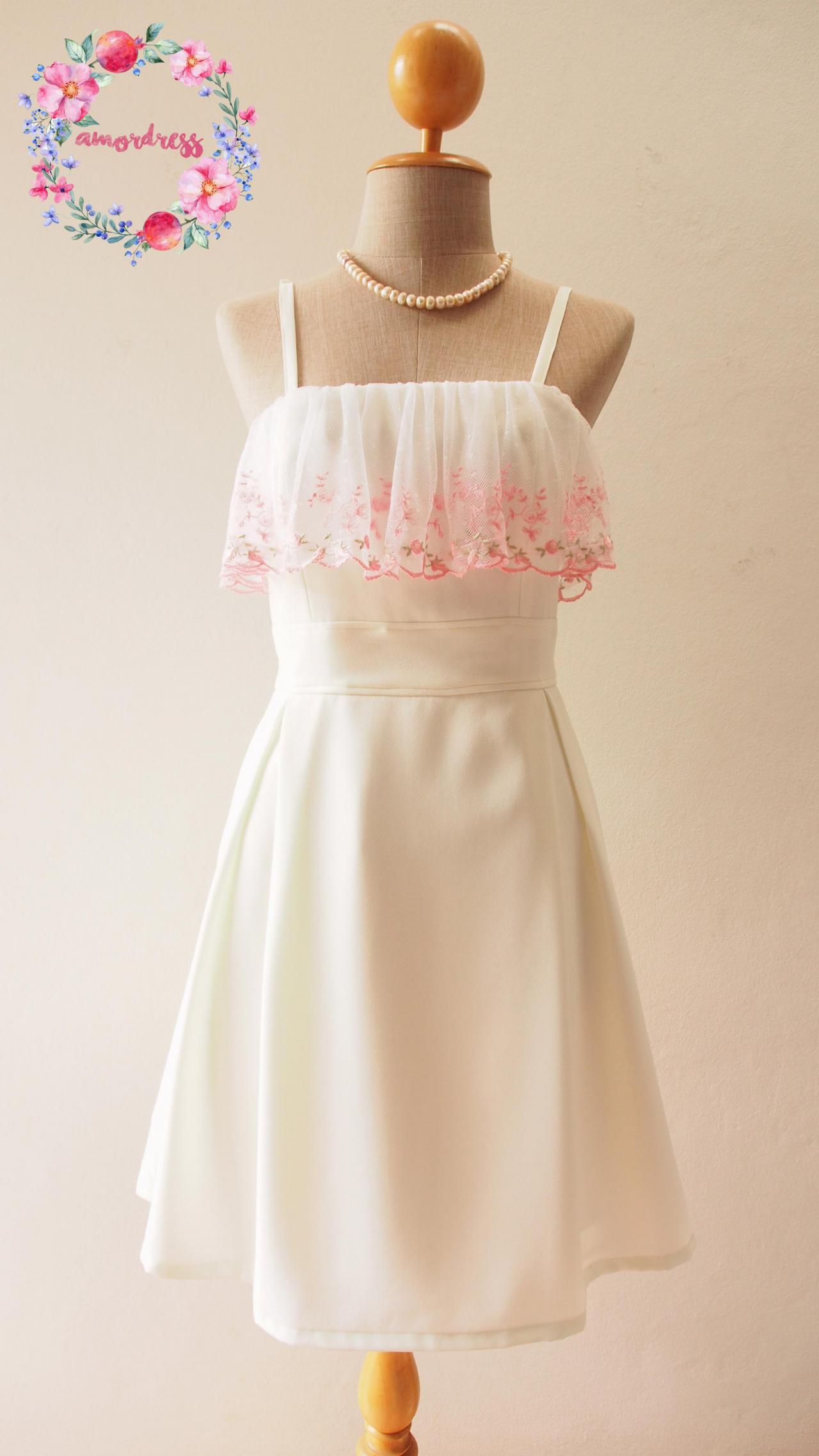 pure white frock